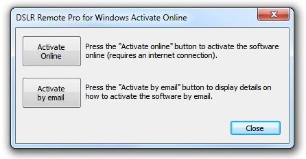 "Activate Online" button.