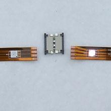 ) On single color strip, there is a +12 Volt and a -12 Volt trace on the ribbon, clearly marked. Connect using proper polarity, or the diodes won t light.