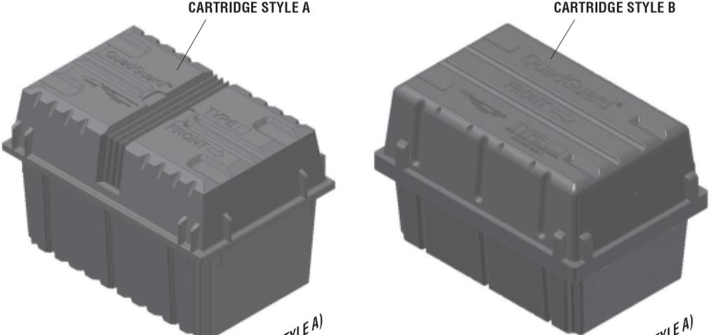 11a) Attach Plastic Nose Assembly Determine which style of Cartridges your system has.