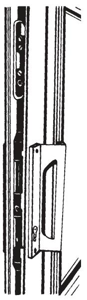The top and bottom thresholds are pre-scribed at one end to fit around the fixed sash interlock. See Drawing K. 3. Square cut the other ends to butt up to the vertical threshold already fitted.
