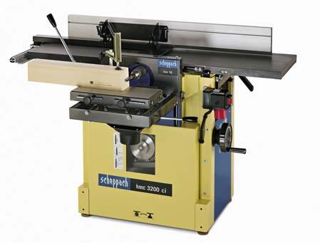 The scheppach combi system is inexpensive, compared to the purchase price of several stationary machines. Quick and simple conversion of the attachments is a matter of course.