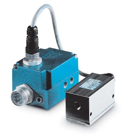 Port size Flow (Max) (Cv/Nl/min) Individual mounting Series /8 OPERATIONAL BENEFITS 0.07/70 0.09/90 covered analog with remote transducer.