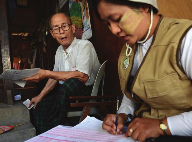 3. WHO WILL BE COUNTED? a. Every person present on Census Night (the night between the 29th and 30th March 2014) within Myanmar s borders will be counted.