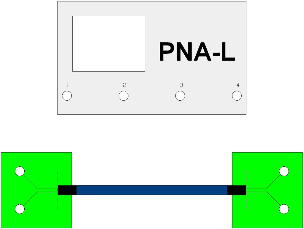 Measurements are then performed using the test boards as shown below. The test board effects are removed in post-processing via AFR in Agilent PLTS.