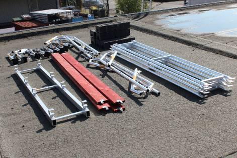 5. Construction 1) Before assembly of the Albert Flat Roof Protection System, make sure, that the assembly area is flat and undamaged.