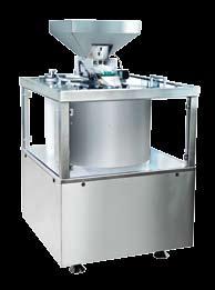 The centrifugalfeeder s capacity is between 200 and 500 units a minute, but, in some cases, this can be increased