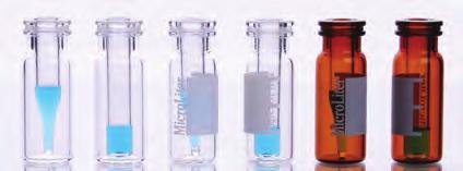 0mL Amber Vial w/ Marking Patch 100 97047-514 LC Only 300µL, Conical Polypropylene 100 97047-518 LC Only 500µL, Conical Polypropylene 100 97047-522 LC Only 900µL, V-Bottom Polypropylene 100 * Class