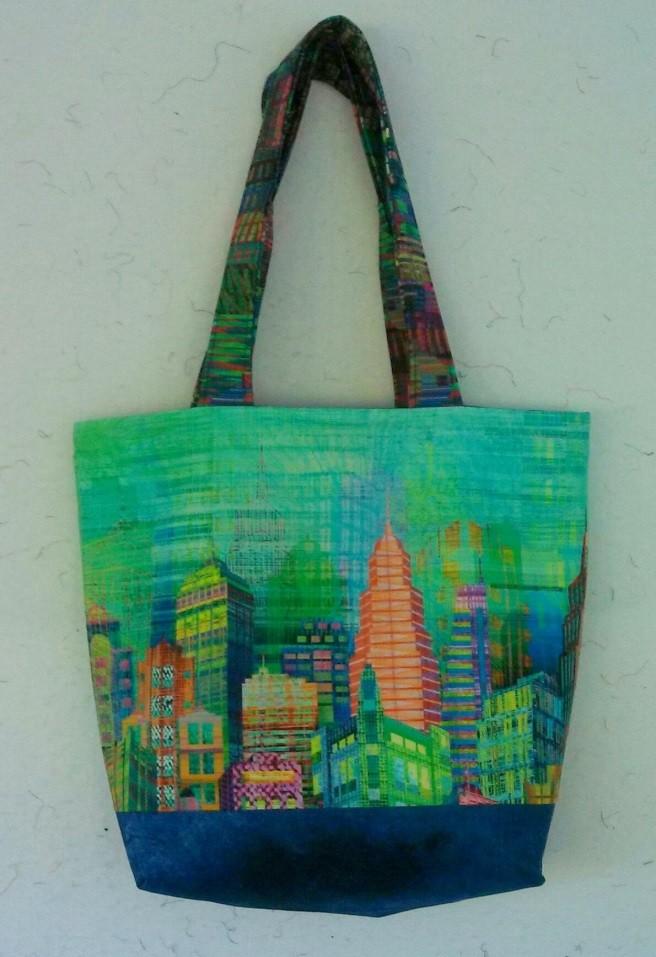 Skylines Easy Market Bag by Abigail (Gail) Baker October 2015 Market bags are very easy to make and go pretty quickly.