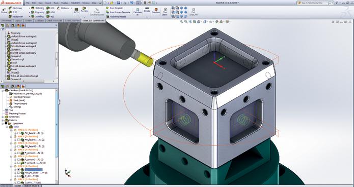 Indexial 5-Axis Machining Powerful SolidCAM Indexial, Multi-Sided Machining - Easiest Coordinate System Definition!