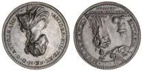 Circular, April 1977, no. 3568, 45 485 Queen Charlotte, Coronation, 1761, silver medal by L. Natter, filleted and draped bust right, rev.