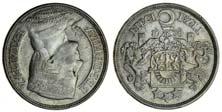g685 685 686 Kingdom of Greece, George I (1863-1913), 20-Drachmai, 1884 A, Paris, bare head right, rev.