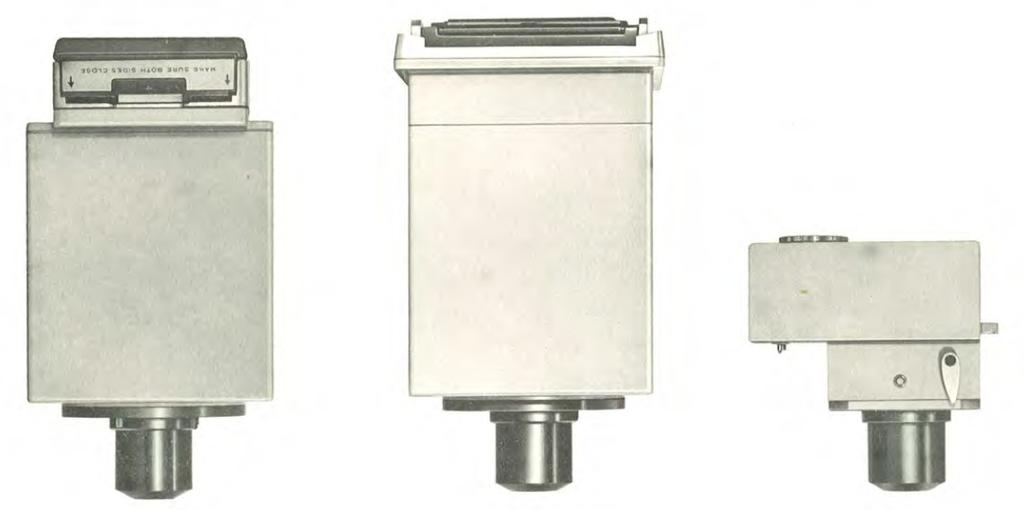 E. Trimatic Camera System Camera with Polaroid film cassette, 3 1/4 x 4 1/4
