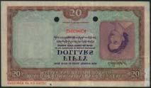 WORLD AND BRITISH BANKNOTES MALAYA AND BRITISH BORNEO 532 Board of Commissioners of Currency, Malaya and British Borneo, colour trial $50, ND (1953), no serial numbers, brown and purple on