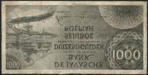 1,000-1,500 648 De Javasche Bank, specimen 1000 gulden, 1946, serial numbers VJ 109939, black, rice paddys and