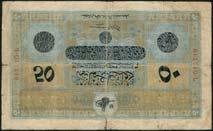 017246, light blue and yellow brown (Pick 93), very good 1,000-1,500 x813 Banque Imperiale Ottomane, specimen 100 livres, AH1326 (1909), no serial