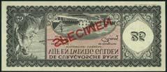 1958, serial number 113376, blue, green, view of Curaçao, beach at centre, reverse blue, coat of arms (Pick 45), one light central fold, about uncirculated 400-450 195 Curaçaosche Bank,  155913,
