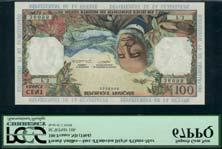 Institut d Emission des Départements d Outre- Mer, French Antilles, 100 francs, ND (1964), serial number F.