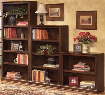 Bookcase 34 x 12 x 53 H371-17 Carlyle Large Bookcase 34 x 12