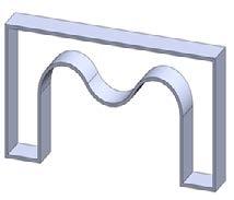 Figure 5. Overhang geometry may require support structures to successfully build using DMLS.