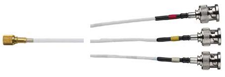 Accessories Cables Cables See Data Sheet 1511_000-471 for More Information Technical Data Types Connection A Connection B Length (m) Dia. (in) Use 1768A...K01 10-32 pos. BNC pos. 1/2/3/5/sp 0.