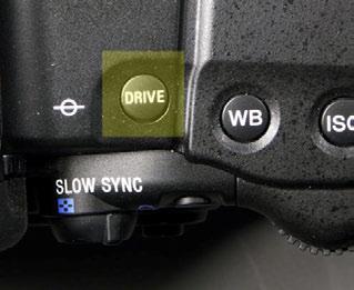 Really Cool Advanced Functions 209 Drive modes The term Drive harkens back to the days of film cameras and motor drive, a motor that attached to the bottom of the camera and automatically advanced