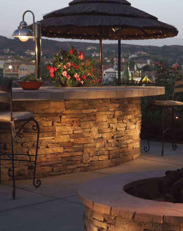 Bucks County Southern Ledgestone Fog Southern Ledgestone Bring the indoors out Who says you can t take interior design outside?