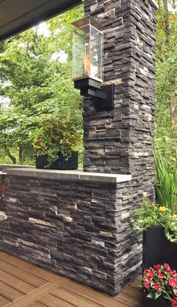 Black Rundle Pro-Fit Alpine Ledgestone 44 Cultured Stone Design Solutions The product