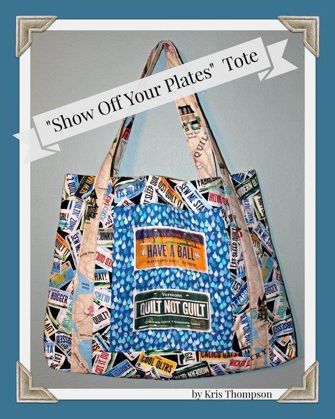 Show Off Your Plates" Tote Tutorial We are excited to welcome our newest blog contributor Kris Thompson!