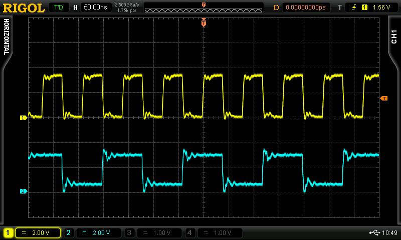 Chapter 3 Demo Board Applications RIGOL 3.3.5 Signals for Testing Logic Analyzer 1. Signal Explanation Signal Output Pin: LA_D0~LA_D15 16-channel parallel data (from D0 to D15).