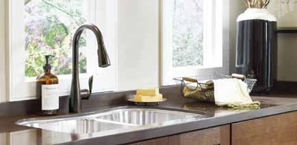 .. 67425 Chateau One-Handle Kitchen Faucet w/spray 4-Hole Application Chateau Two-Handle Kitchen Faucet Less Spray Low-Arc Spout 3-Hole Application Chateau Two-Handle Low-Arc Spout 4-Hole Application
