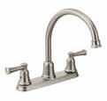 .. CA42519CSL Baystone One-Handle Kitchen Faucet Less Spray Stainless WILMAR #... 69-4607LF MFG #.