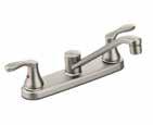 .. CA40513SL Kitchen Faucet Less Spray 3-Hole Application WILMAR #... 29-0885 MFG #... 40616 9" Spout 24" SS Lines WILMAR #.