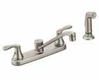 .. CA40611 Kitchen Faucet w/white Spray 4-Hole Application NEW NEW NEW NEW One-Handle Centerset One-Handle Centerset One-Handle