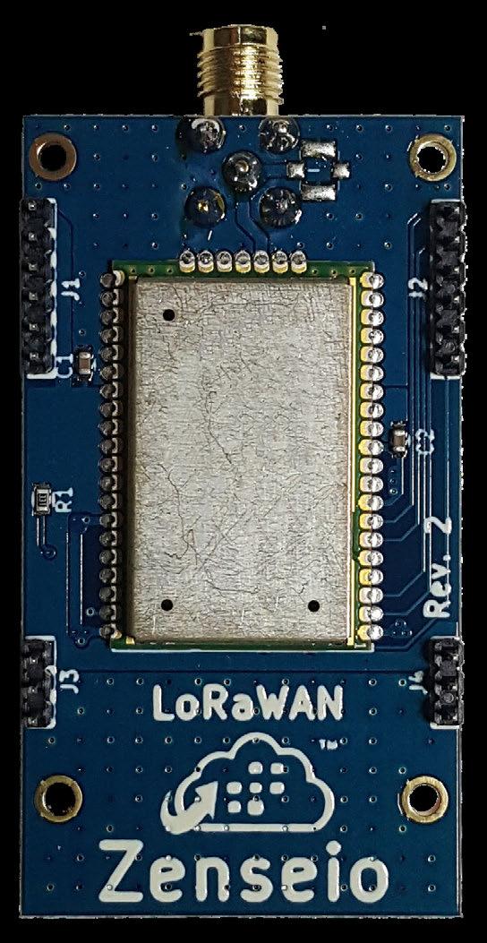 Functional description LORA MODULE OVERVIEW This wireless communication module is a LoRa radio transceiver for Zenseio IoT platform.