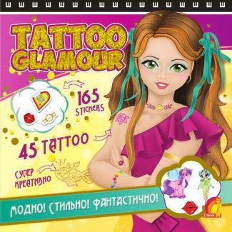 ColoriNg books with temporary tattoos