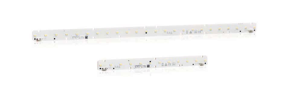 ASTARES L-Series Single white Low lumen packages Good uniformity High efficiency exemplary image LED-Modules ASTARES L-Series LED Components Performance characteristics Linear LED modules for