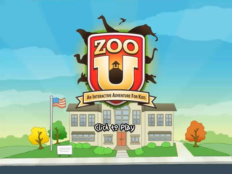 Once you are logged in, you ll see a picture of a school building and a logo that says Zoo U on top of it. Once you see this screen, don t click anything.
