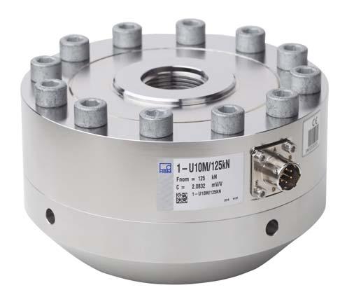 U10M Force Transducer Special features - Precise and robust tensile/compressive force