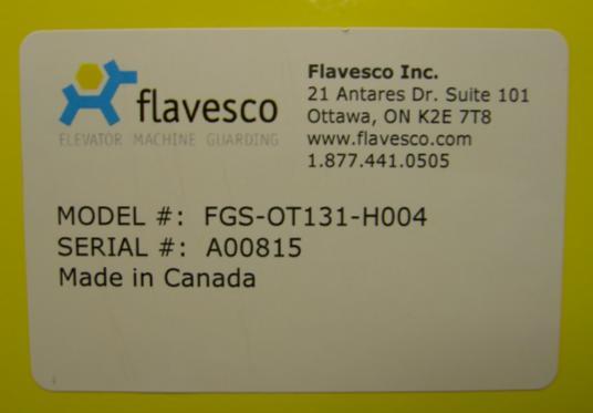 Serial Label (LBL-F1004-000) Use for inquiries