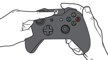 Turn on your wireless controller and the console Press the Xbox button on the wireless controller to turn on both the controller and the console.