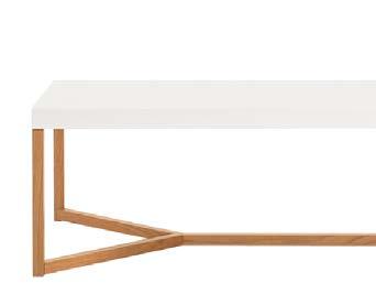top with solid oak legs Metal top with