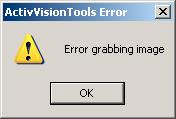 error popup without AVTViewStatus after single step or in continuous mode Figure 3.