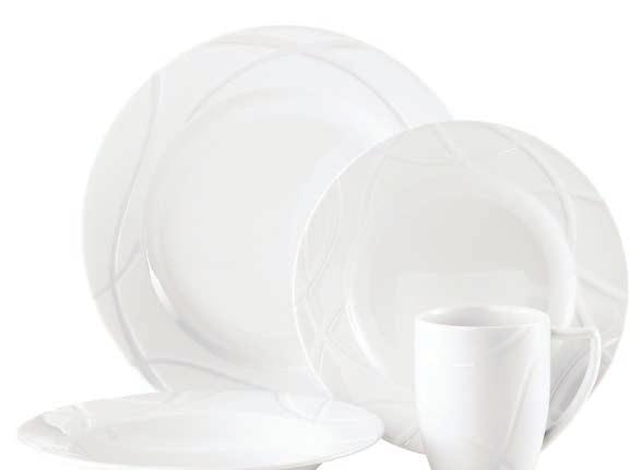 Both collections offer dinnerware along with a selection of unique