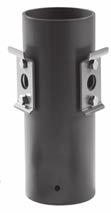 Tenon 3 @ 120 Bronze Round Pole Top Adapter - Up to 4 @ 90 Round Pole Top Adapter - Up to 3 @ 120 (4) Mounting Cleats Included with Fixture Mounting Cleats Included with Fixture Pole Cap Included