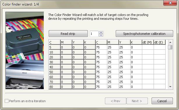 Selecting the Calibrated spot colors option an ICC profile can be specified in the ICC profile for calibrated spot colors drop-down list.