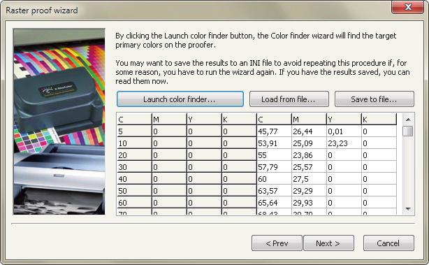 If the chosen printer profile has already been contone profiled, this option will be automatically selected (the ICC profile will be automatically chosen too), otherwise the contone profiling can be