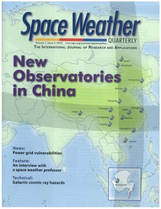 Space Weather Journal Cover Article (2010/08/19) Editor s
