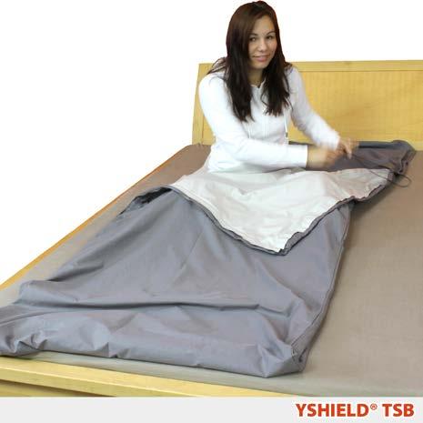 TSB - Sleeping bag (HF) OUR RECOMMENDATION Shielding fabric STEEL-GRAY 0 CB Measurement to ASTM D4935 Characteristics Shielding sleeping bag made from Steel-Gray for the shielding of high-frequency
