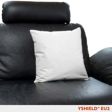 With a Oeko-Tex filling cushion made from 100 % cotton (cover) and dug/goose