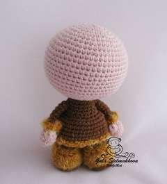 LittleOwlsHut Crochet pattern 2018 Hair Cut yarn for the hair or felting